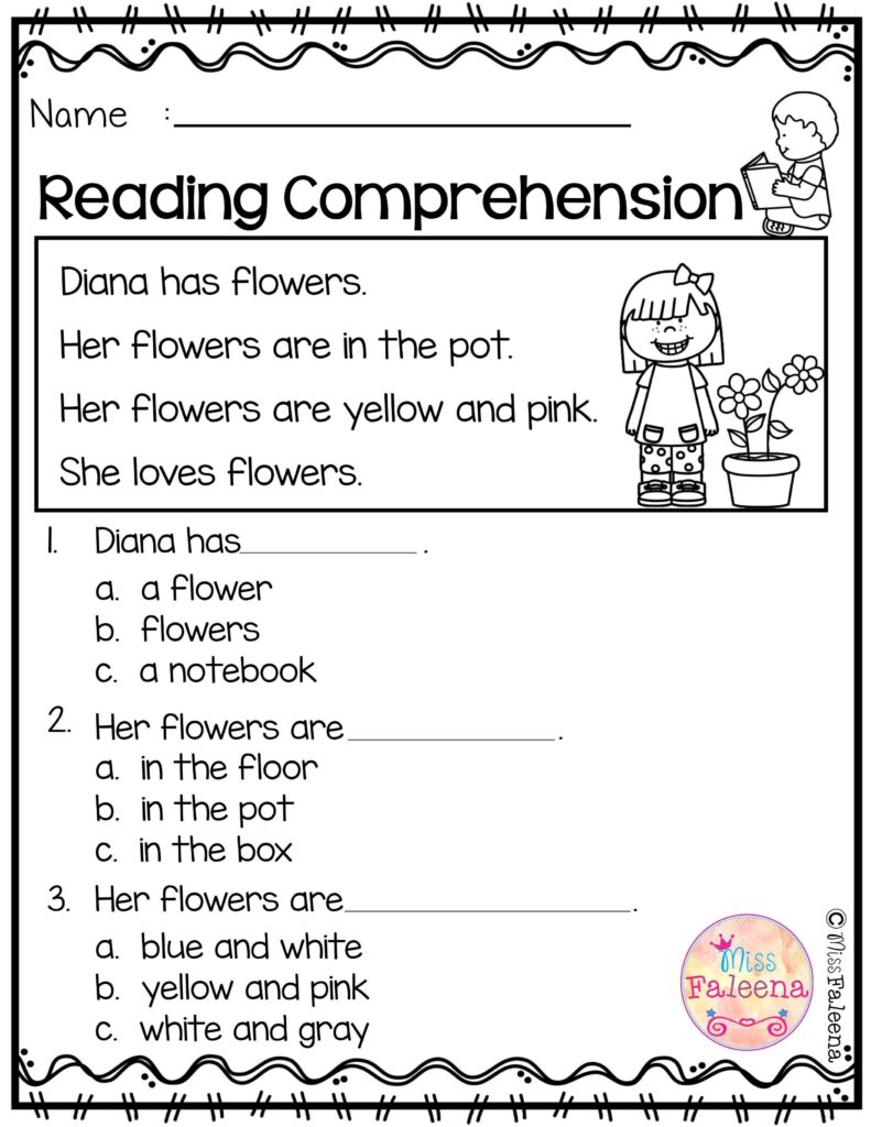 Free Printable Reading Worksheets