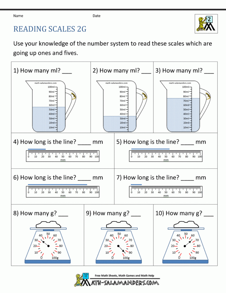 Free Printable Second Grade Worksheet Packets