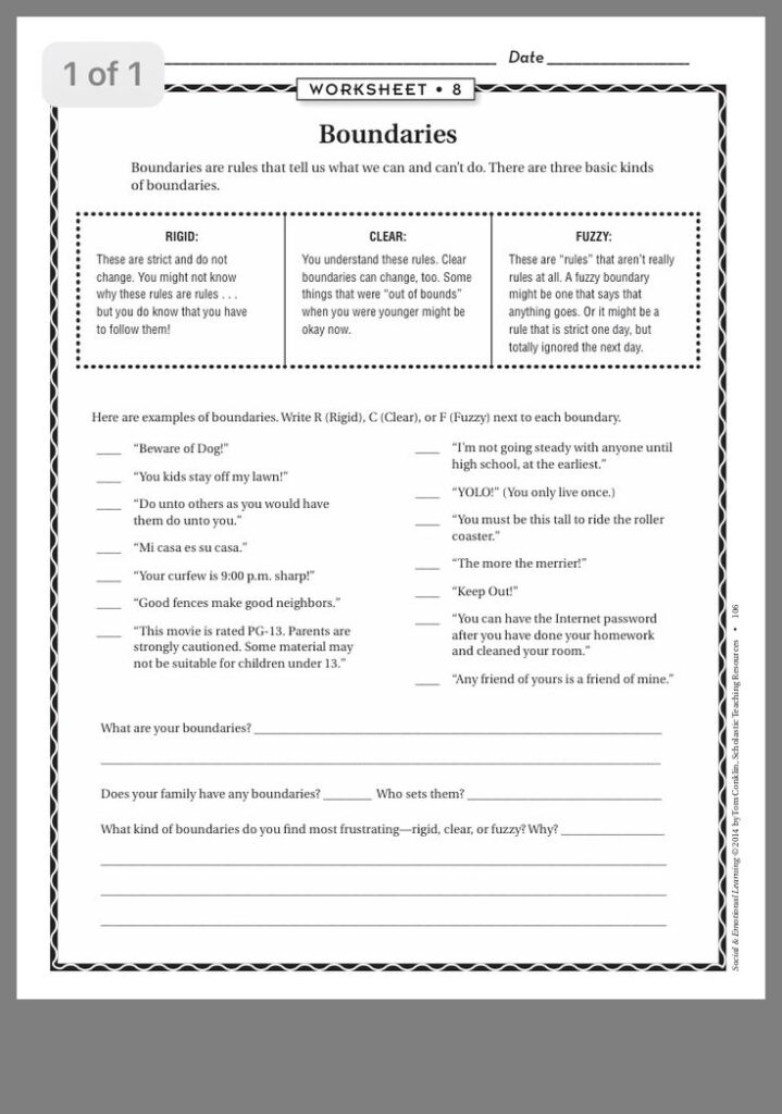 Free Printable Therapeutic Worksheets Adults DBT Worksheets