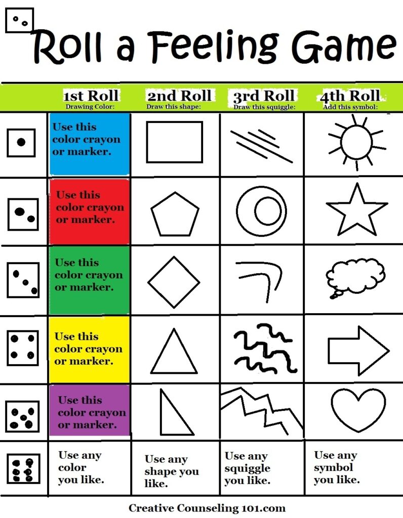 Free Printable Therapy Worksheets For Kids