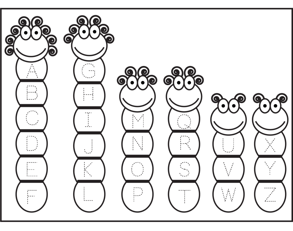 Free Printable Traceable Abc Worksheets