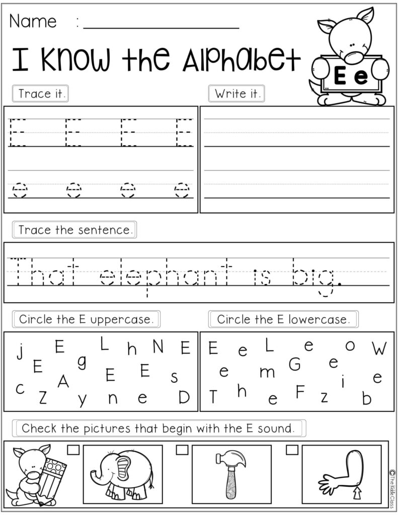 Free Printable Writing Worksheets For 1St Grade