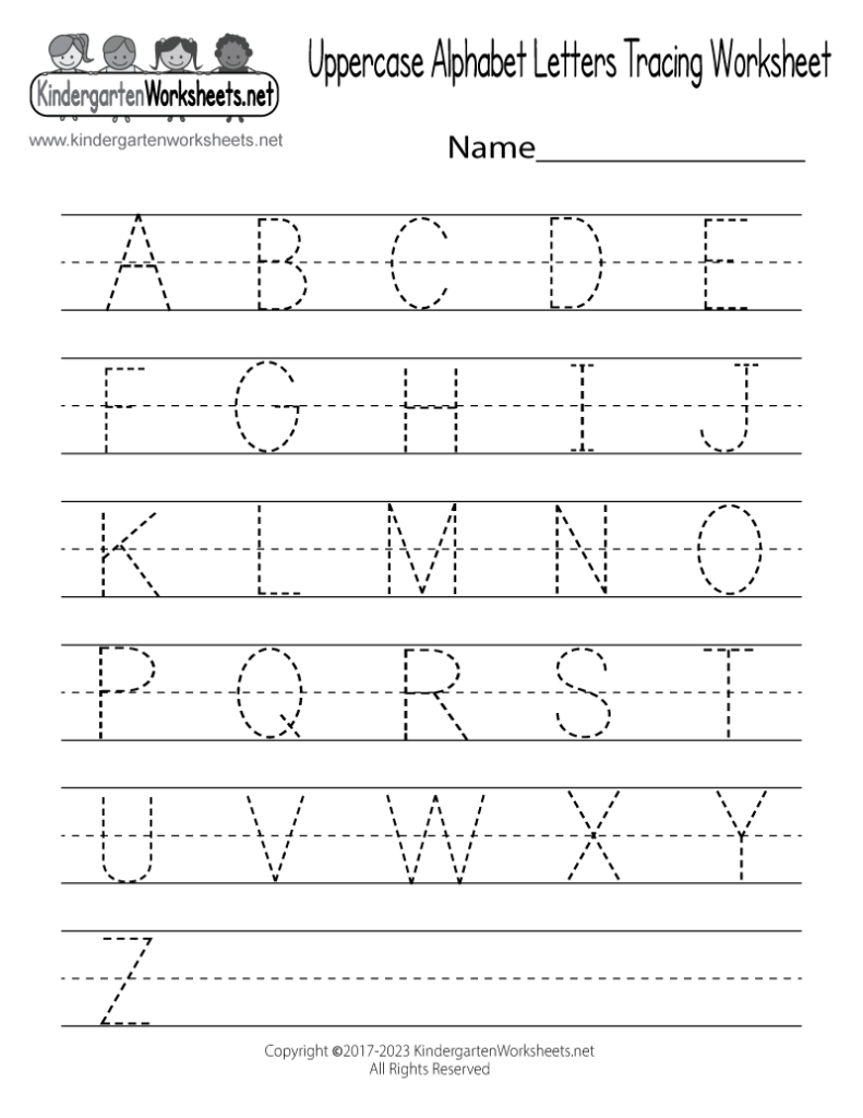 Free Printable Writing Worksheets For Kindergarten