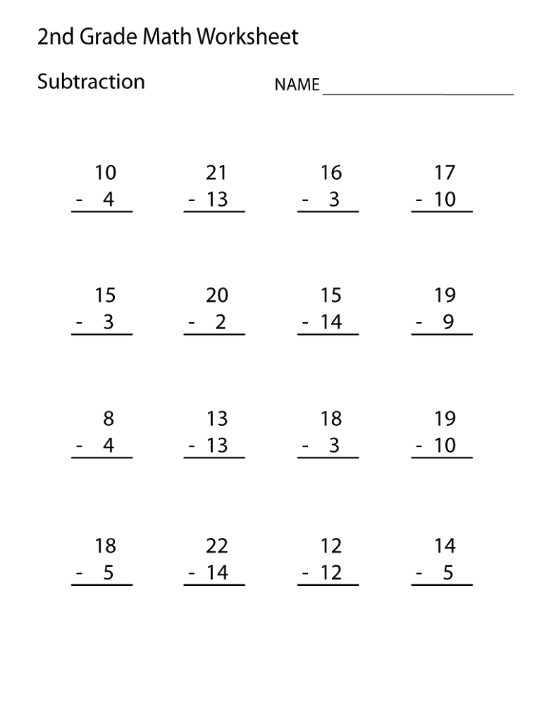 Free Second Grade Math Worksheets Activity Shelter