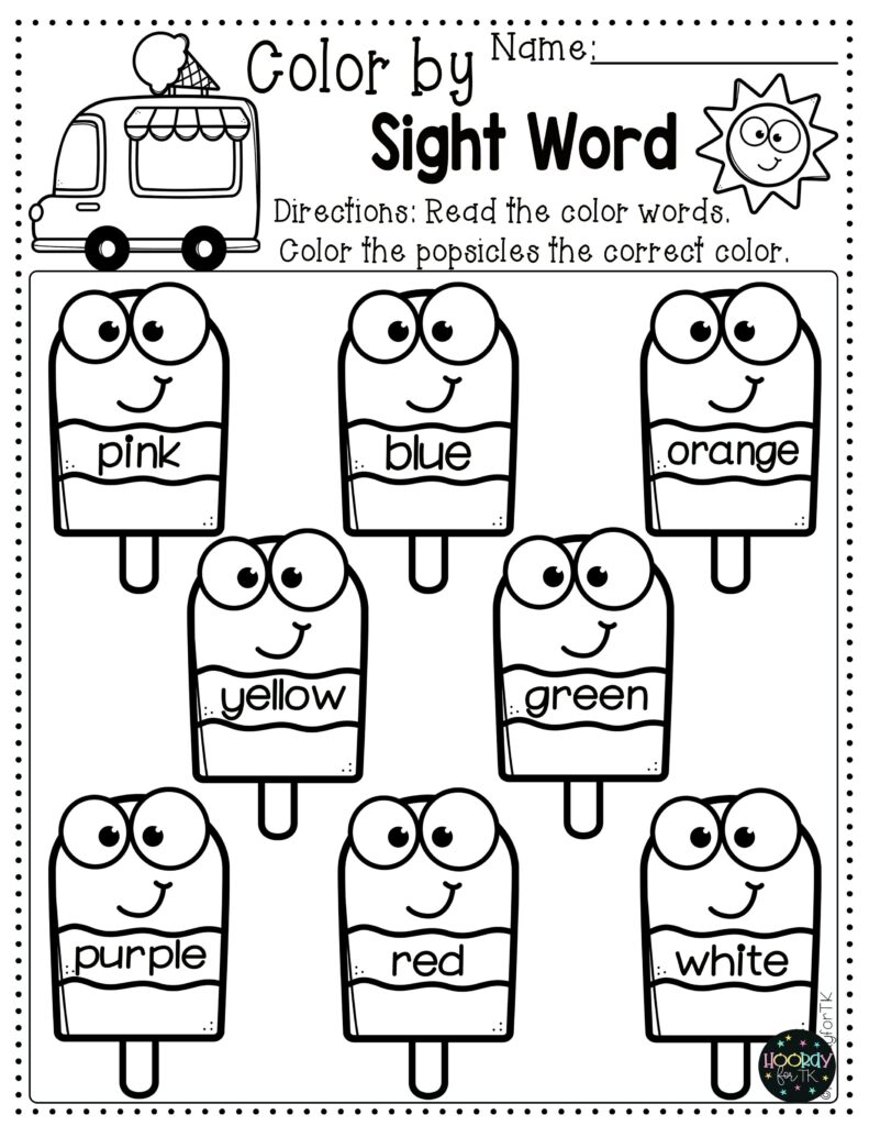 Free Summer Learning Worksheets Printables