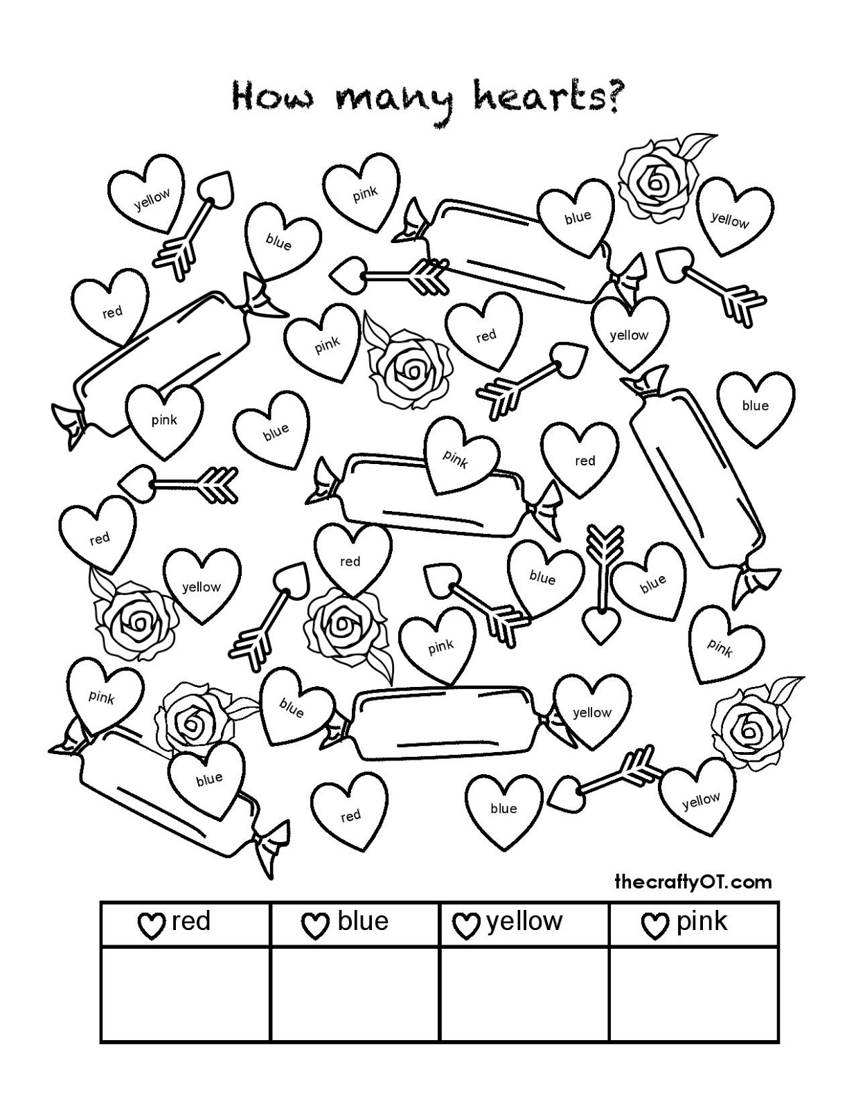 Free Valentine Worksheets For Kids