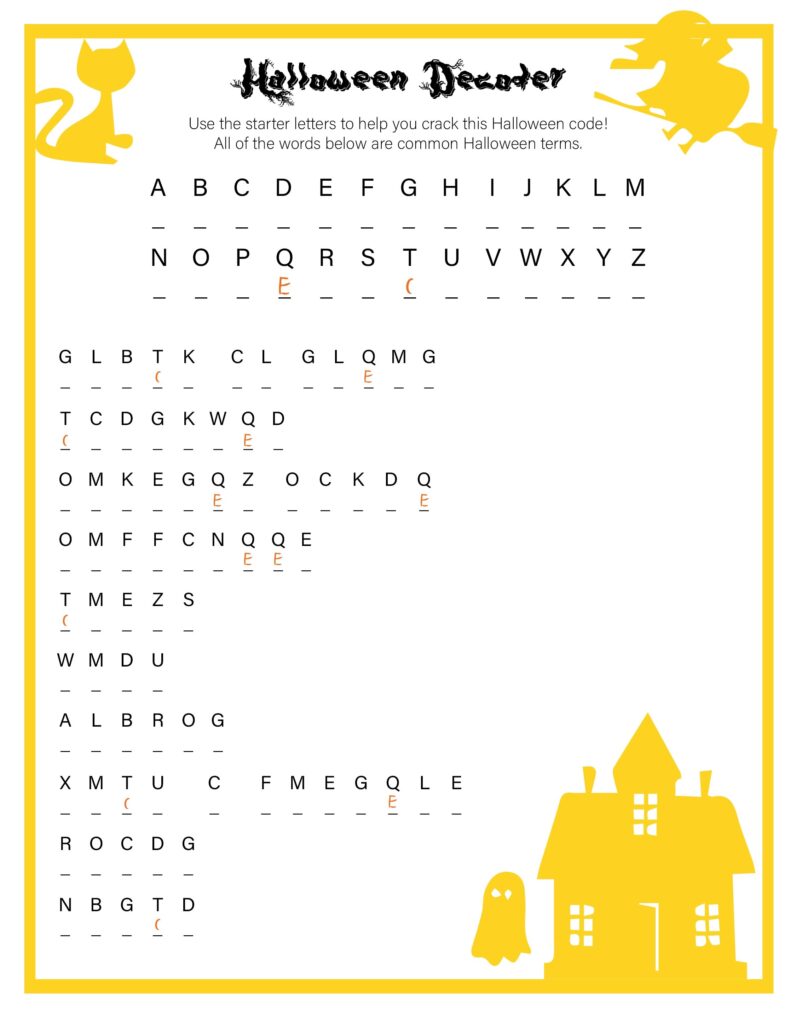 Fun Halloween Worksheets 15 Free PDF Printables Printablee