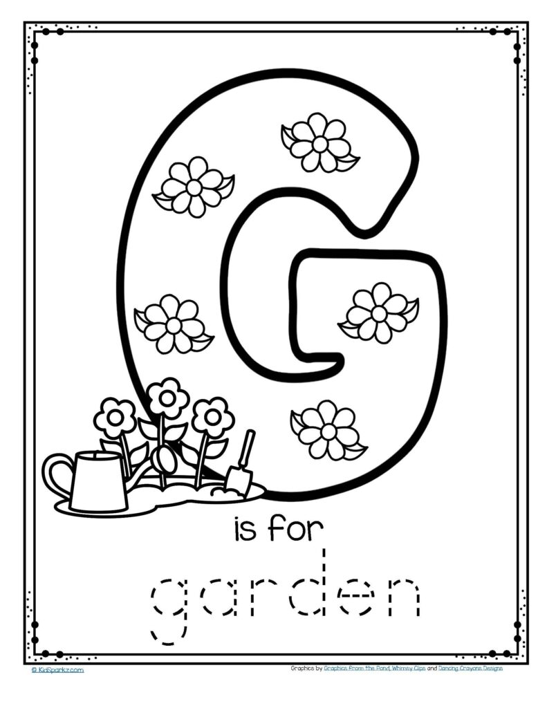 G Worksheets For Preschool