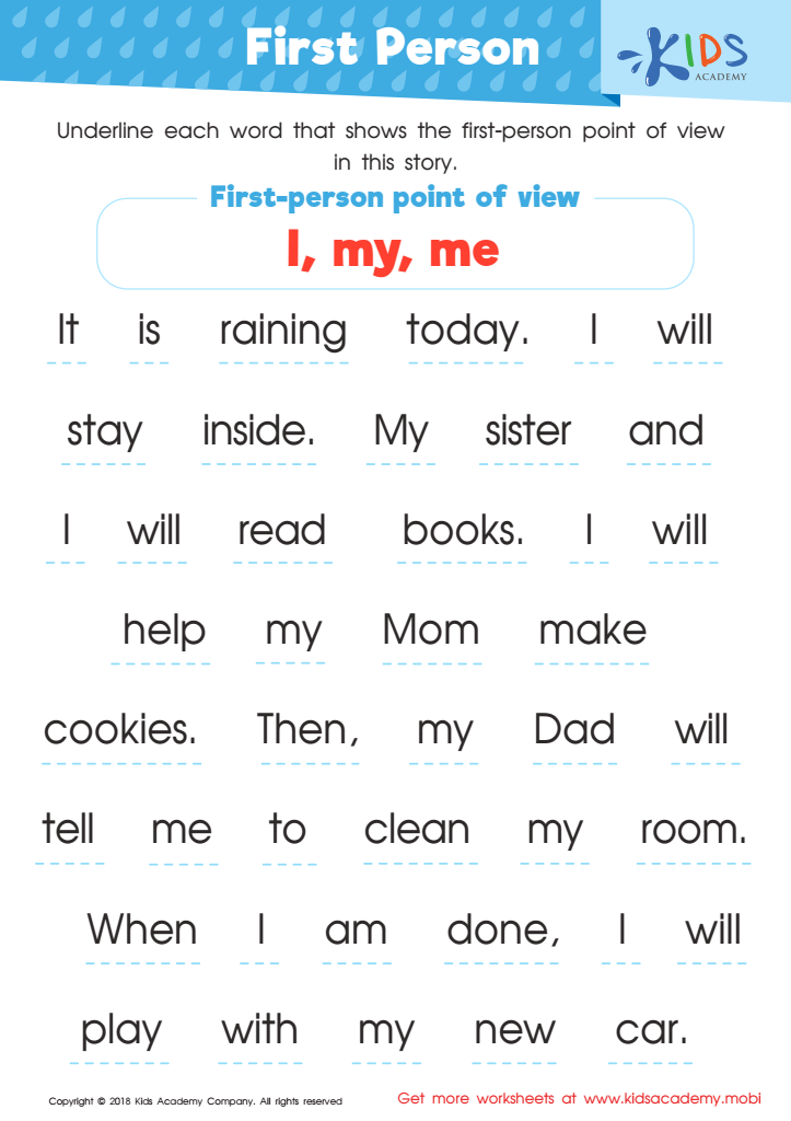 Grade 1 Grammar Worksheets