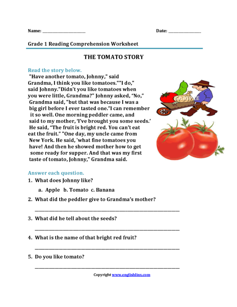 Grade 5 Reading Comprehension Worksheets Pdf Db Excelcom Free 5th 