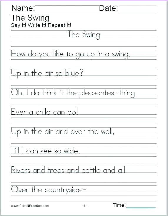 Handwriting Worksheets Adults Printable AlphabetWorksheetsFree