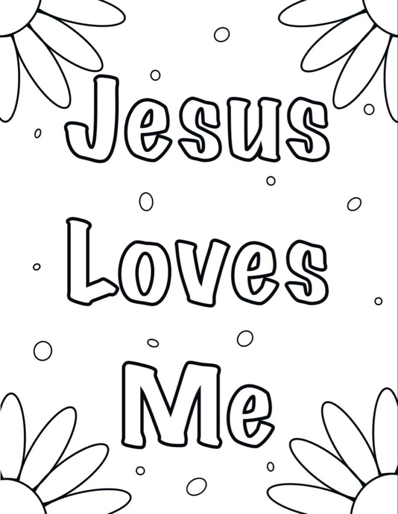 Jesus Loves Me Printables Free Printable Templates