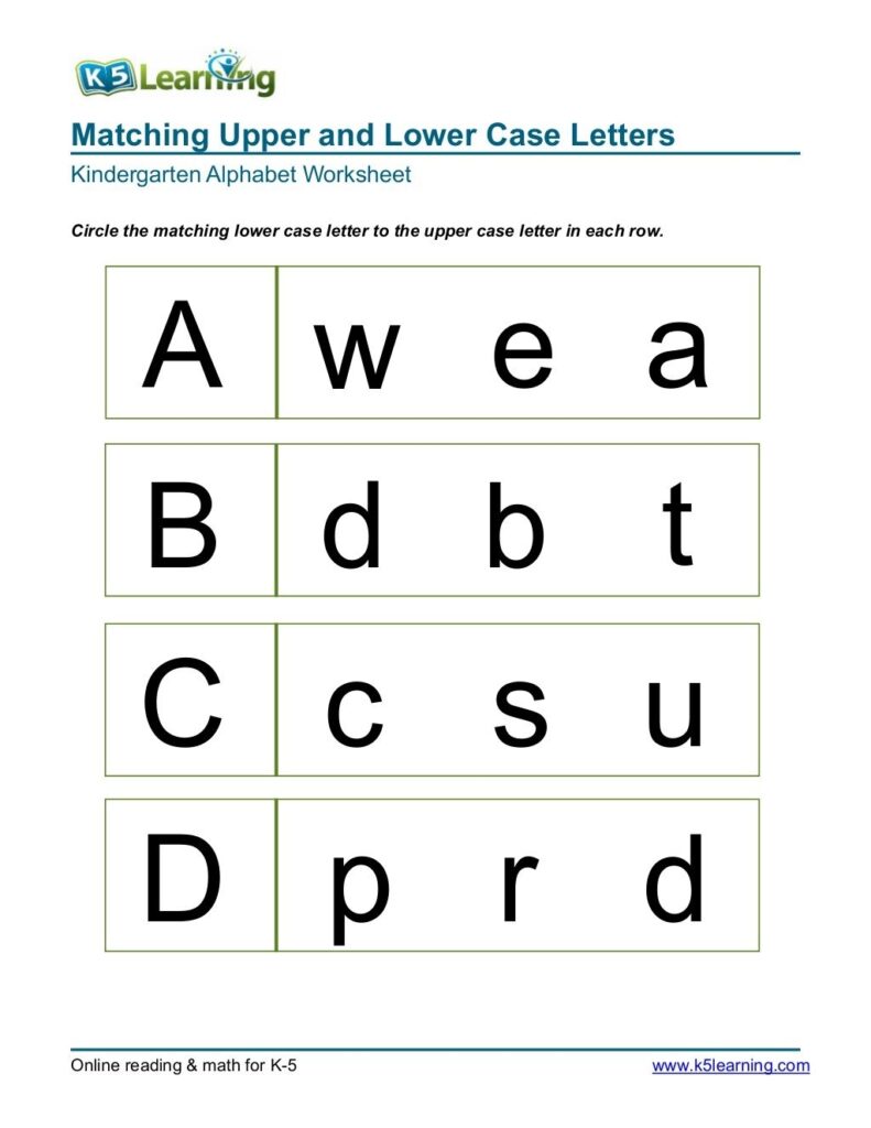 K5 Learning Free Printable Worksheets