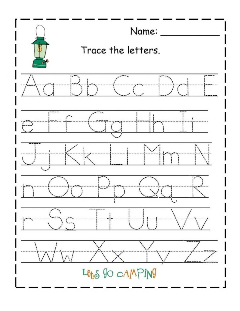 Kindergarten Handwriting Worksheets Best Coloring Pages For Kids