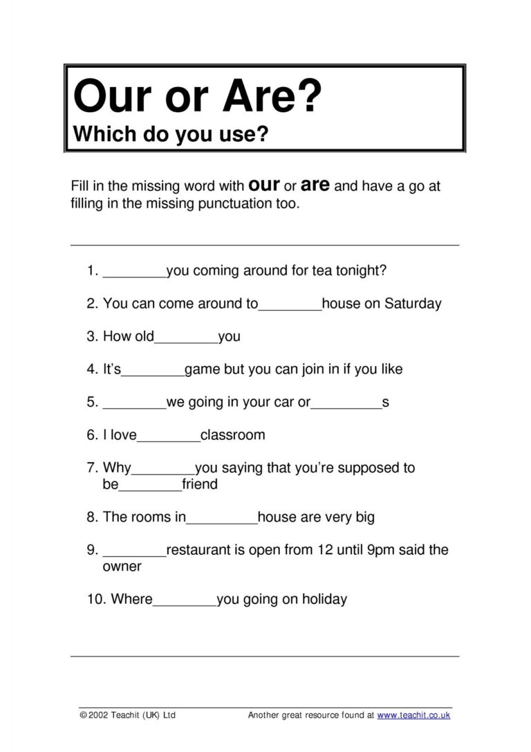 Ks3 English Worksheets Free Printable Uk