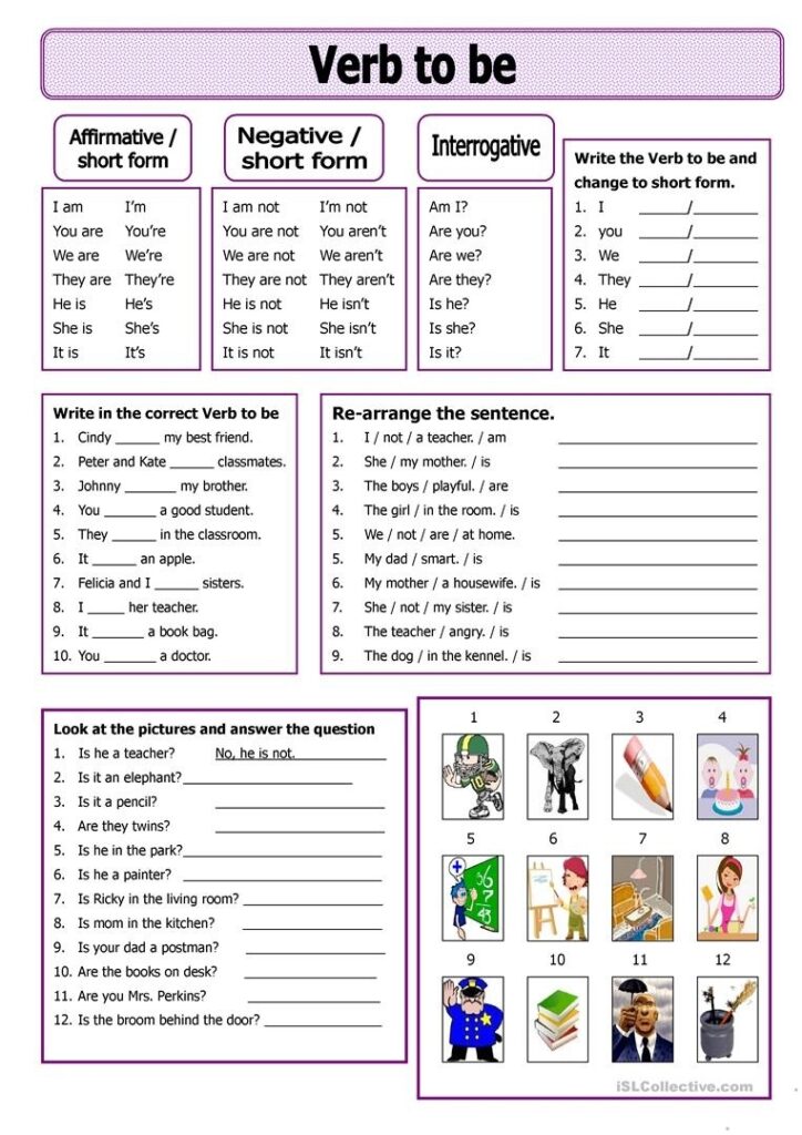 Learn English Printable Worksheets For Adults