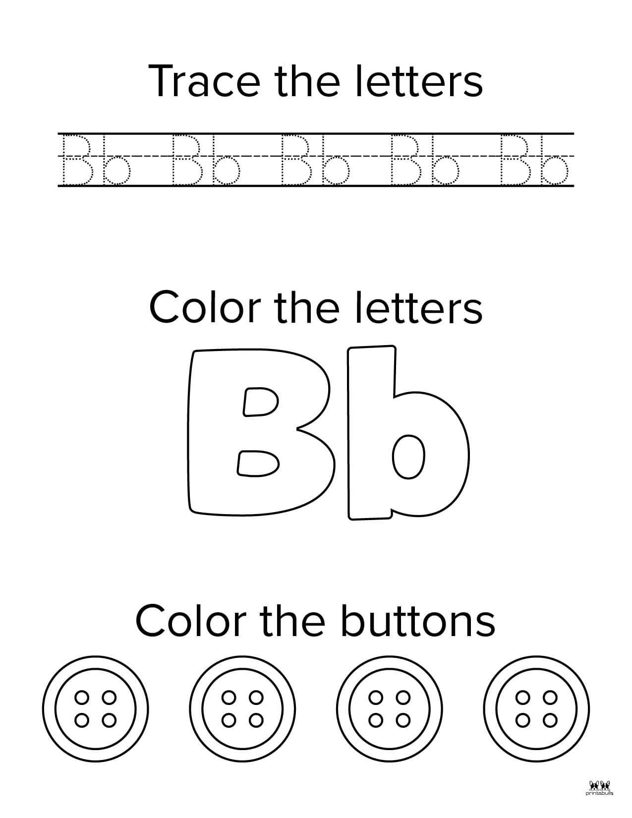 Letter B Worksheets 50 FREE Printables PrintaBulk