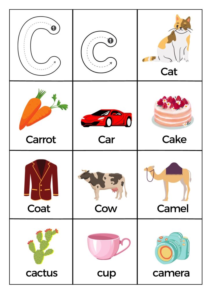 Letter C Activities For Toddler Preschool Kindergarten Printable PDF