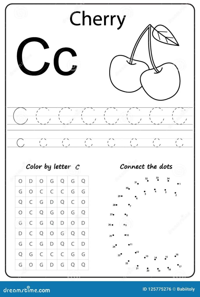 Letter C Worksheets For Kindergarten Printable And Enjoyable Learning