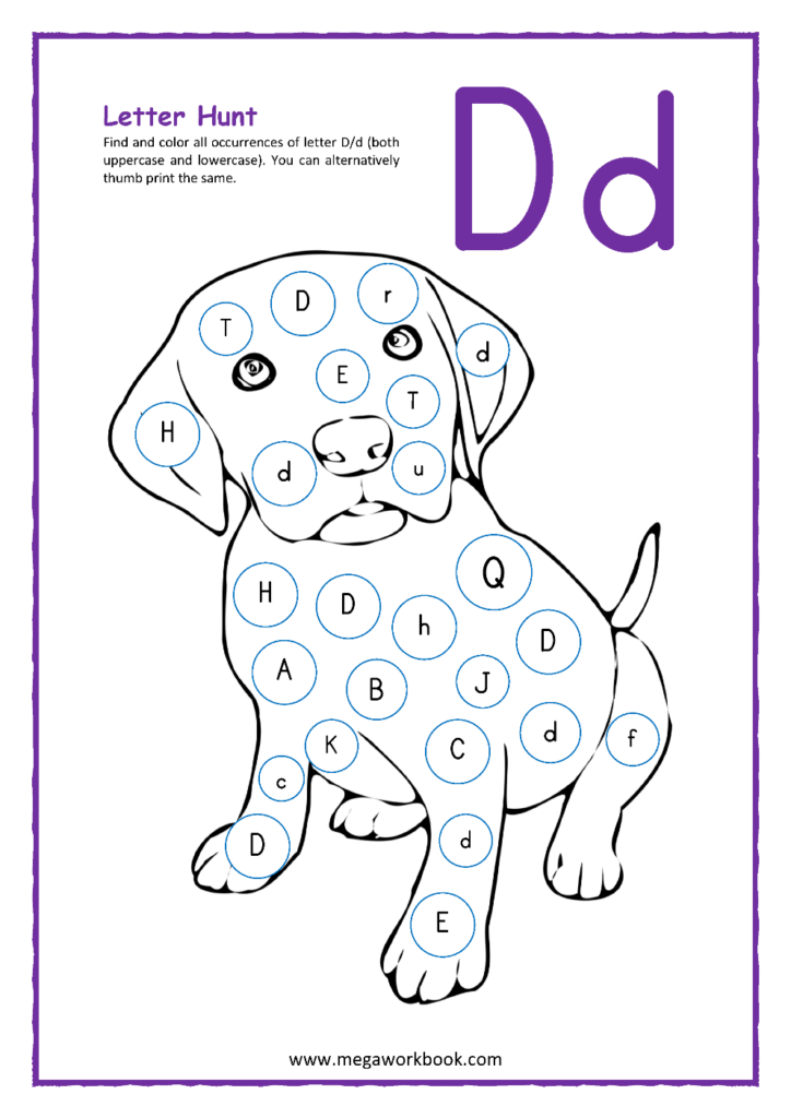 Letter D Activities Letter D Worksheets Letter D Activities For 