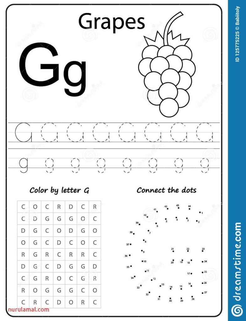 Letter G Worksheet For Preschool Letter G Worksheets Alphabet Letter 