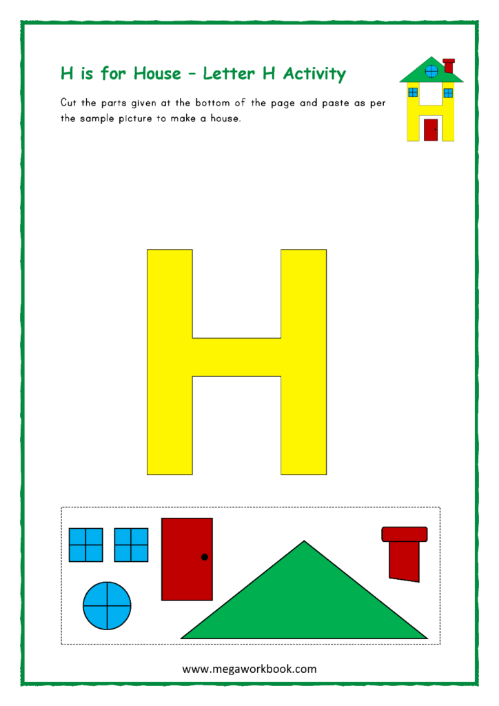 Letter H Activities Letter H Worksheets Letter H Crafts For 