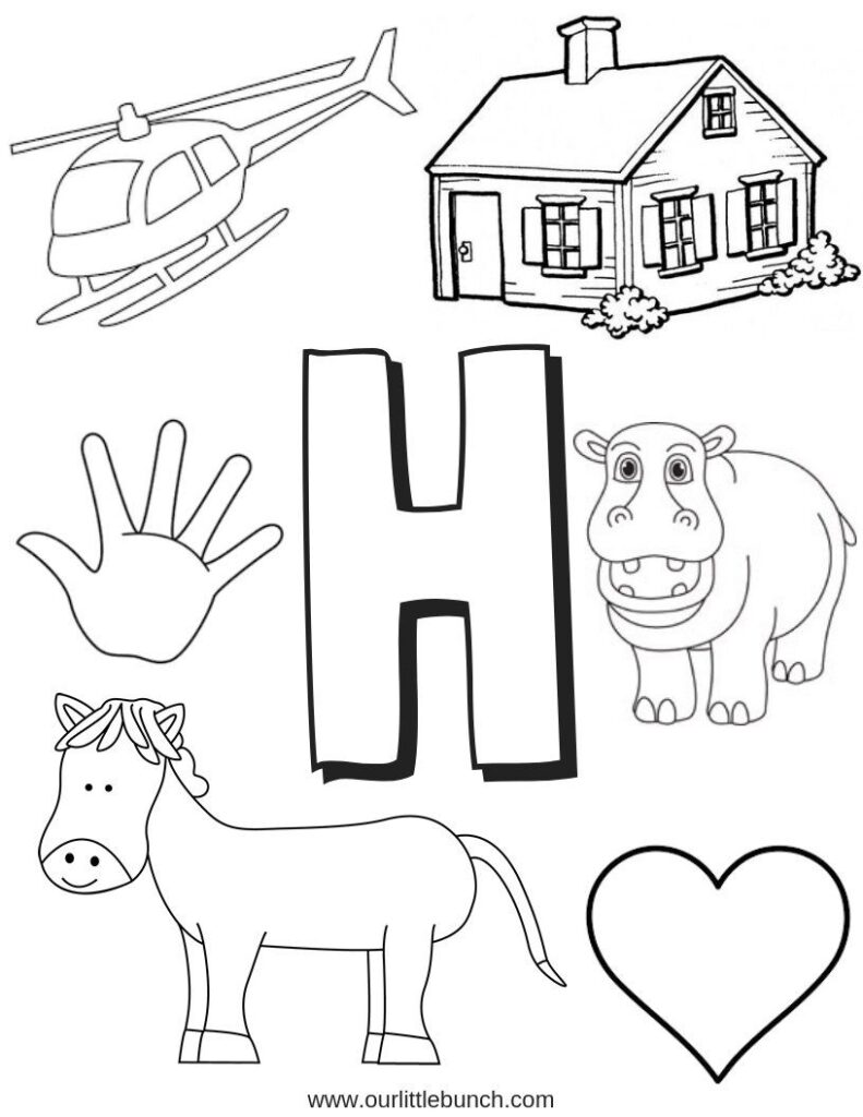 Letter H Worksheets Free Printables Web Download The Letter H 