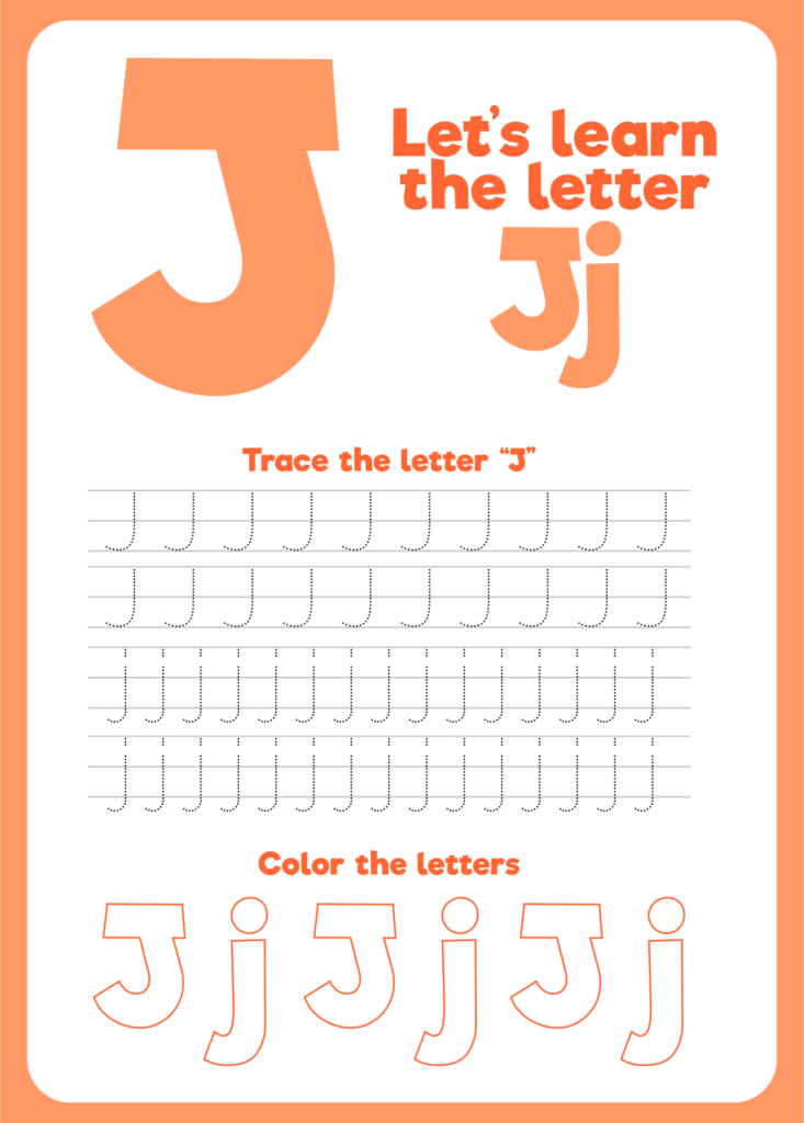 Letter J Worksheets Free Printables