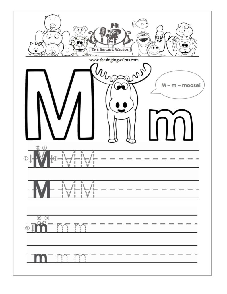 Letter M Worksheets Free Printables