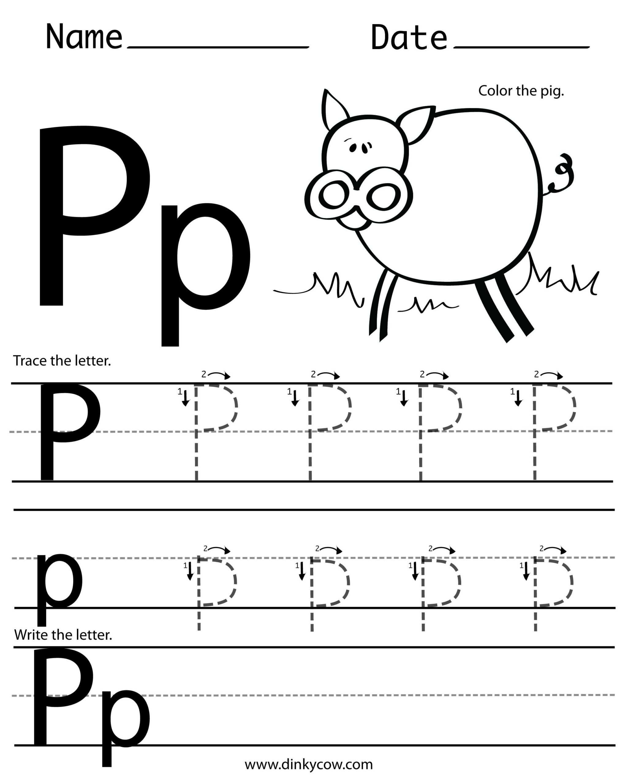 Letter P Worksheets Letter P Worksheets Alphabet Worksheets