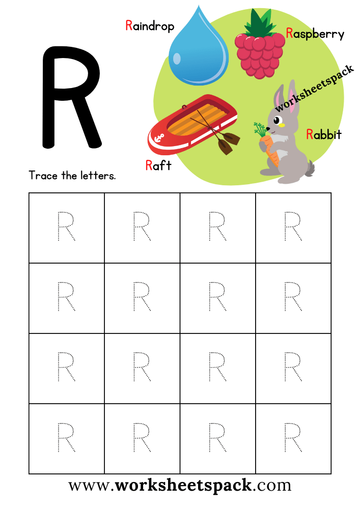 Letter R Worksheets For Pre Free Printable Pdf Infoupdate