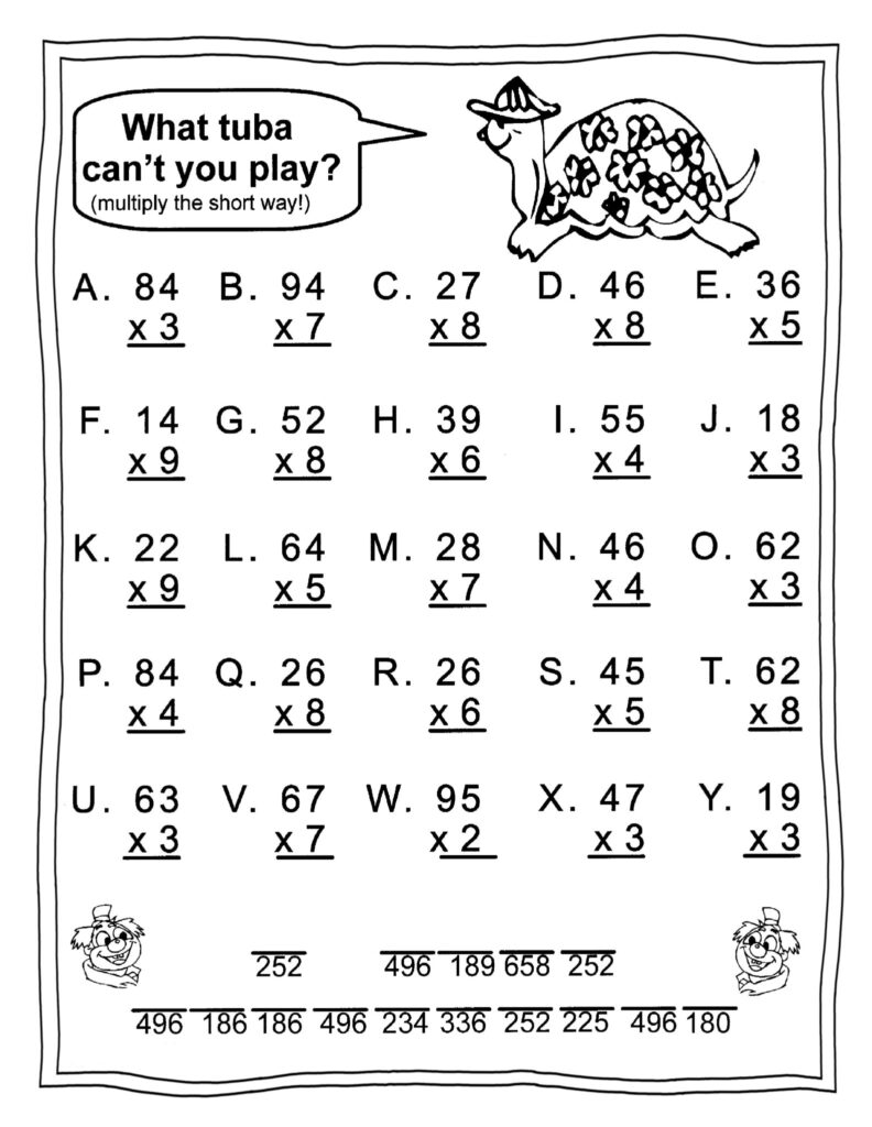 Math For Third Graders Games