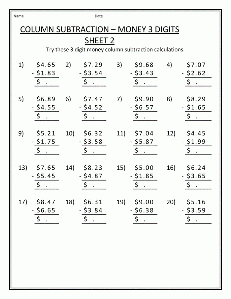 Math Problems Worksheet For Junior High School Educative Printable