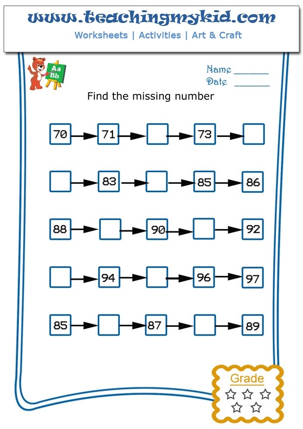 Math Worksheets 4 Kids Printable