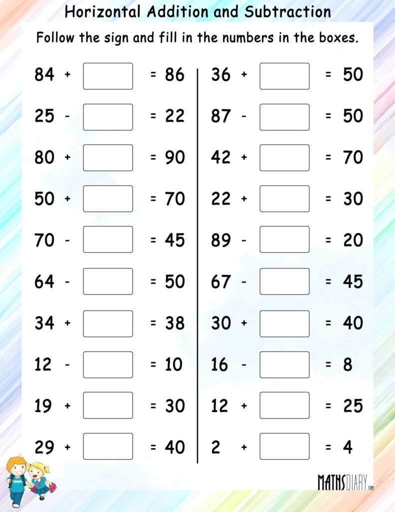 Math Worksheets For 2nd Grade Free Printable