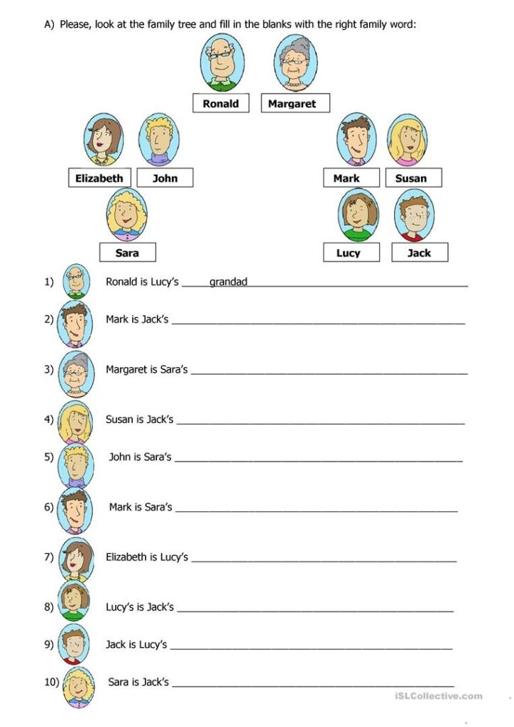 My Family Tree Free Printable Worksheets Free Printable