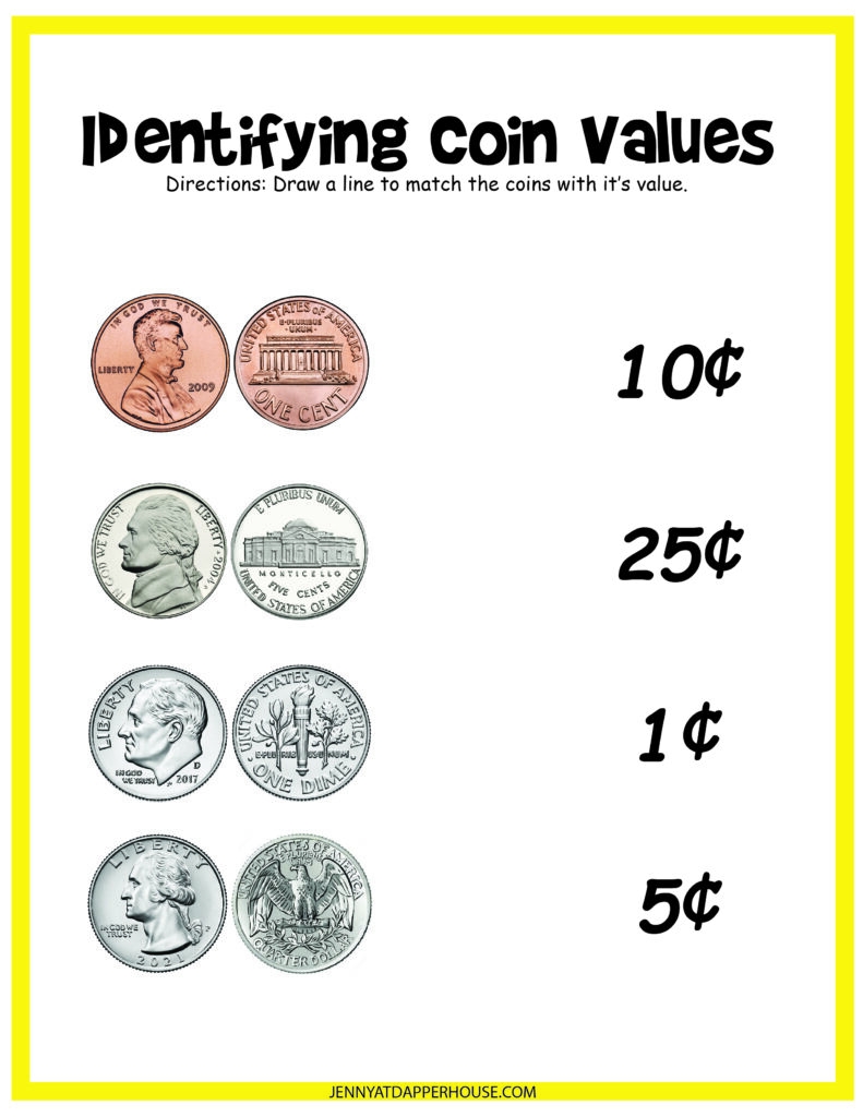 Practice Counting Coins Free Printable Worksheets Jenny At Dapperhouse