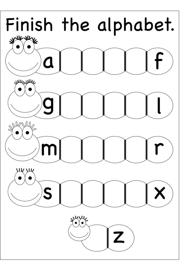 Pre K Activity Worksheets