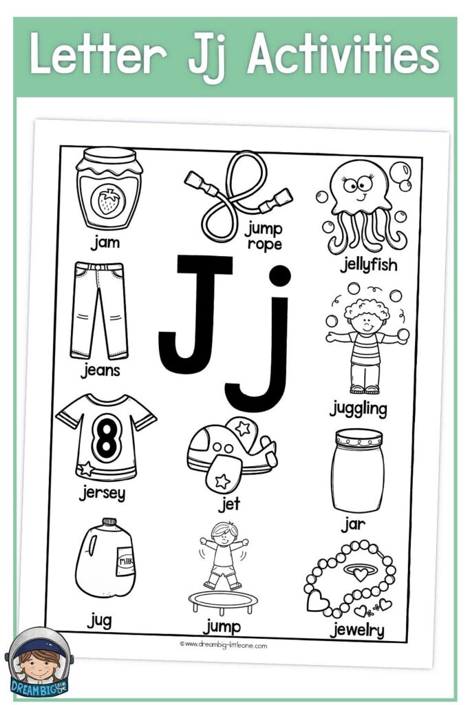 Preschool Letter J Worksheet