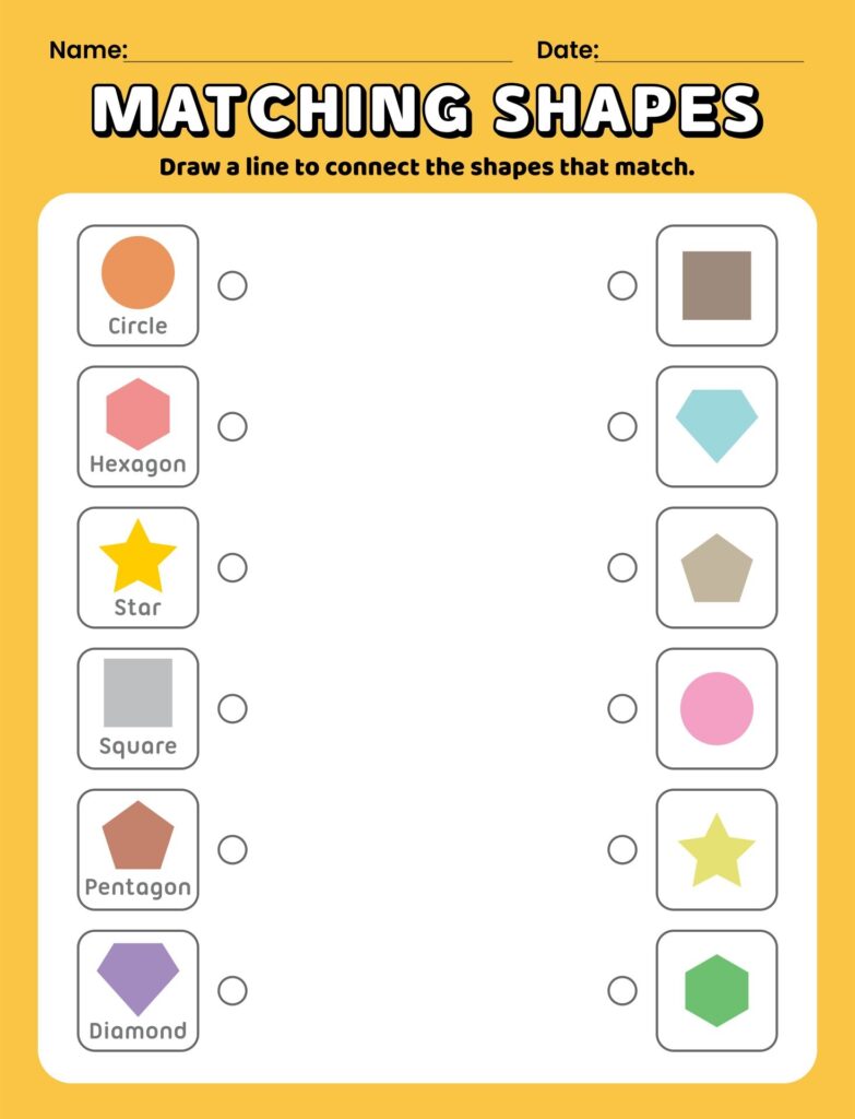 Preschool Matching Worksheets 10 Free PDF Printables Printablee