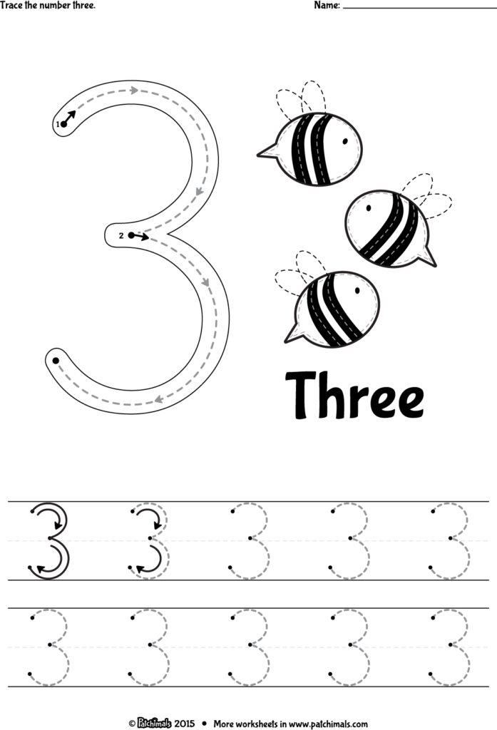 Preschool Number Tracing Numbers Preschool Preschool Number Worksheets