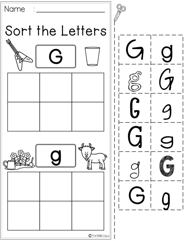 Printable Alphabet Letters Worksheets Super Pack Letter G Tracing 