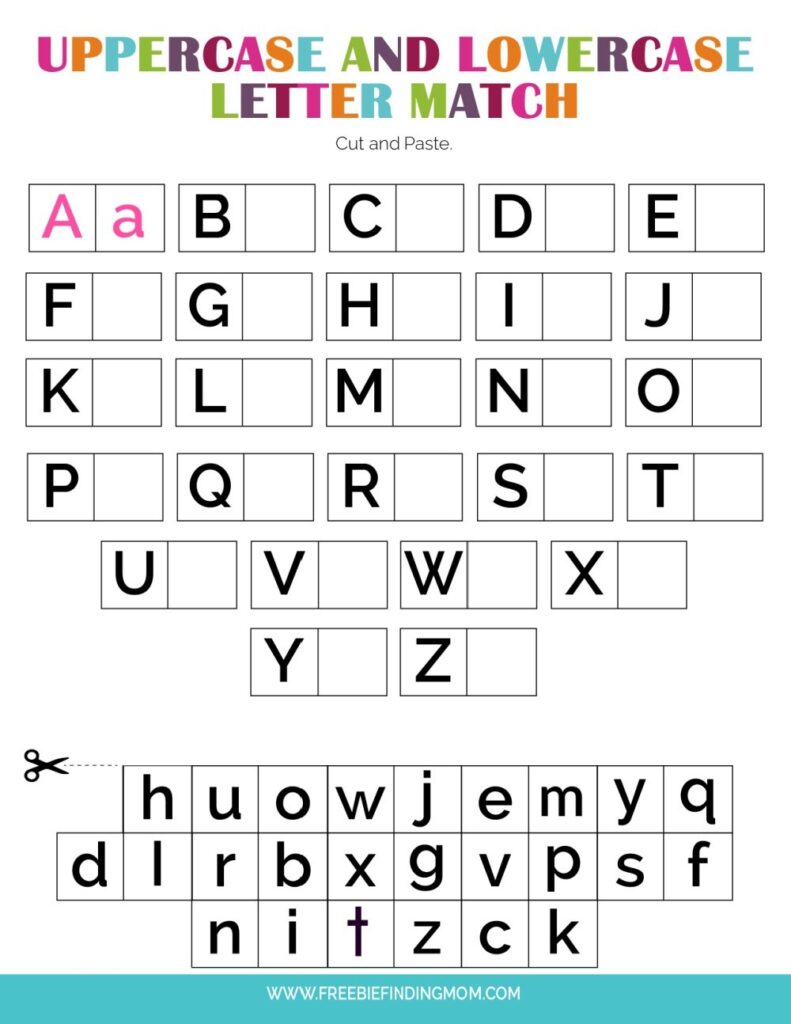 Printable Alphabet Worksheets For Kindergarten PDF Downloads 