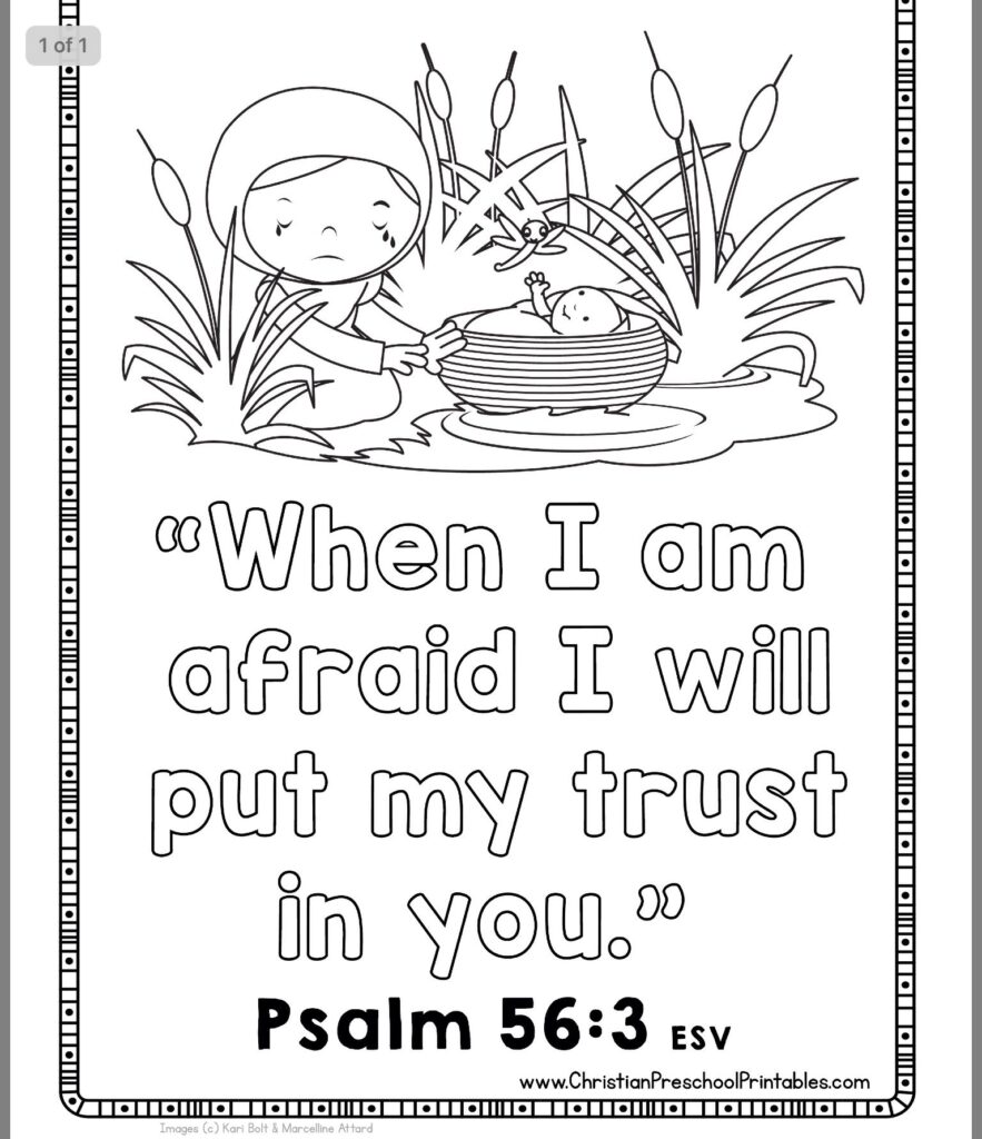 Printable Bible Activity Sheets