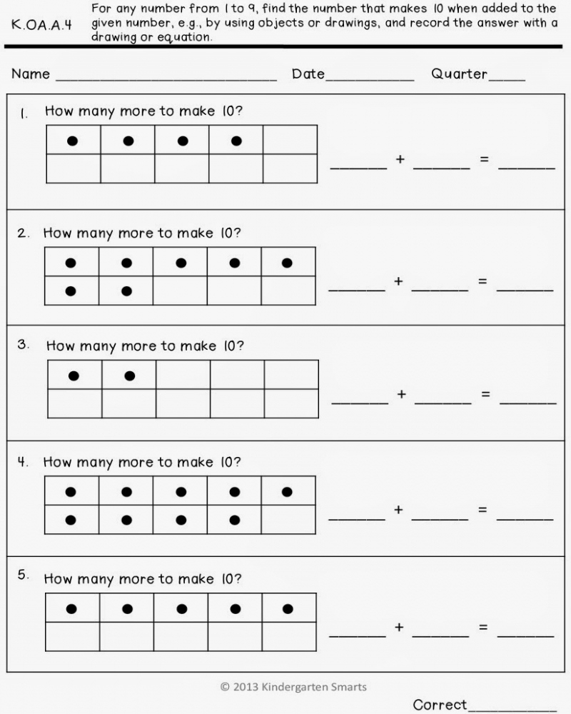 Printable Common Core Math Worksheets