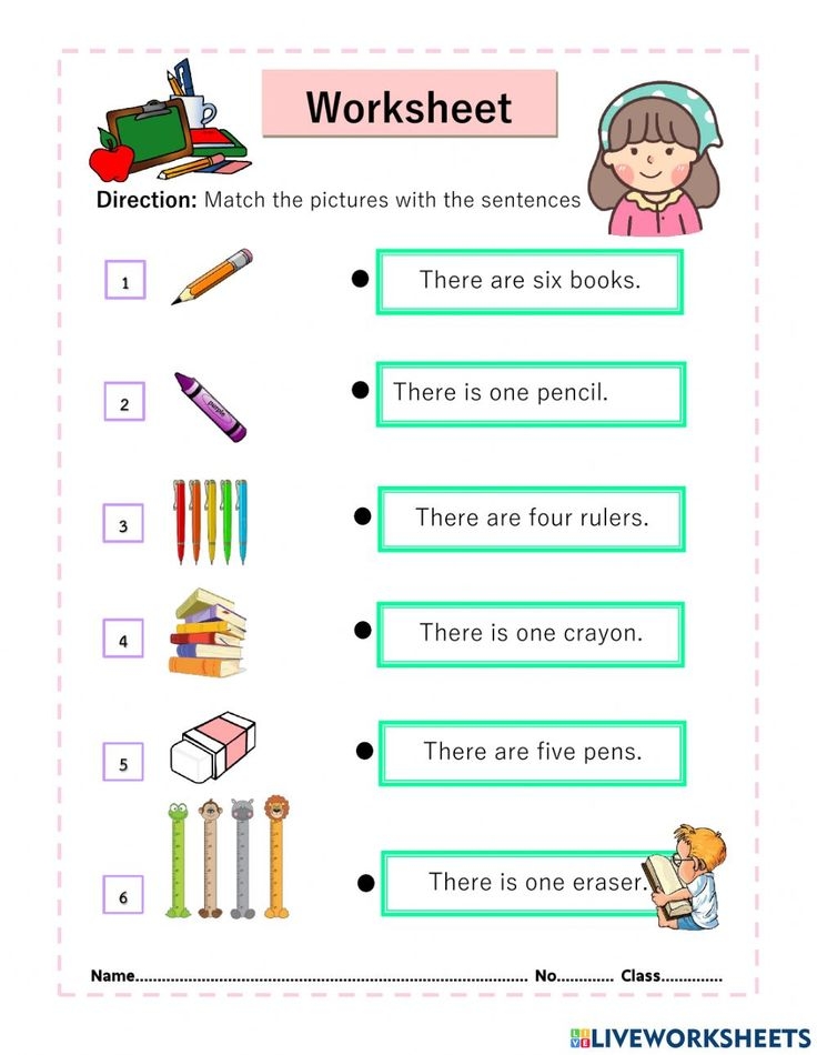 Printable Esl Worksheets For Kids