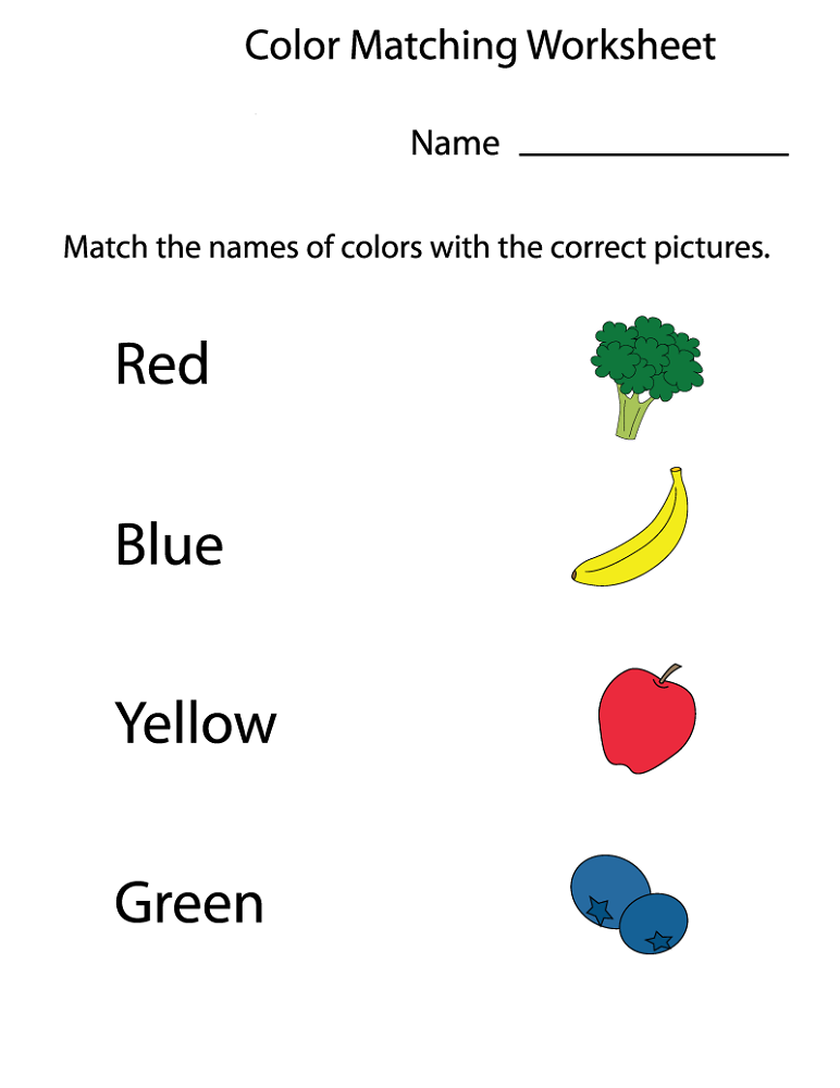 Printable Kids Worksheets For Preschool