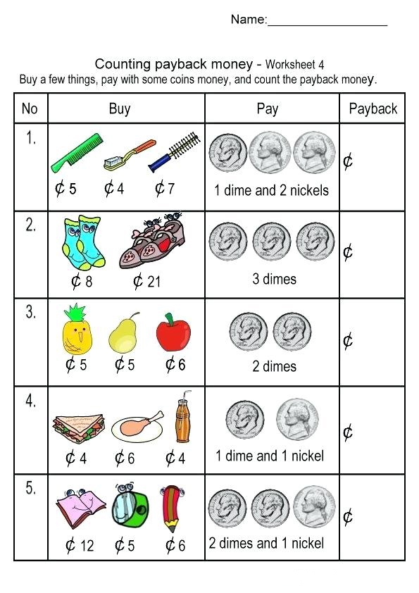 Printable Money Worksheets Grade 2