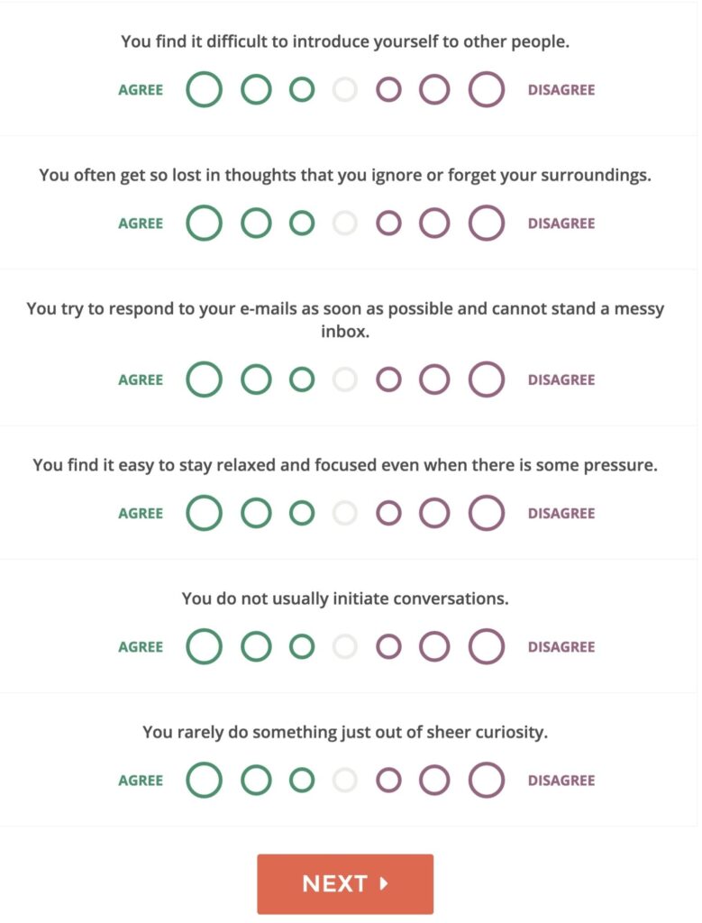 Printable Personality Tests And Quizzes