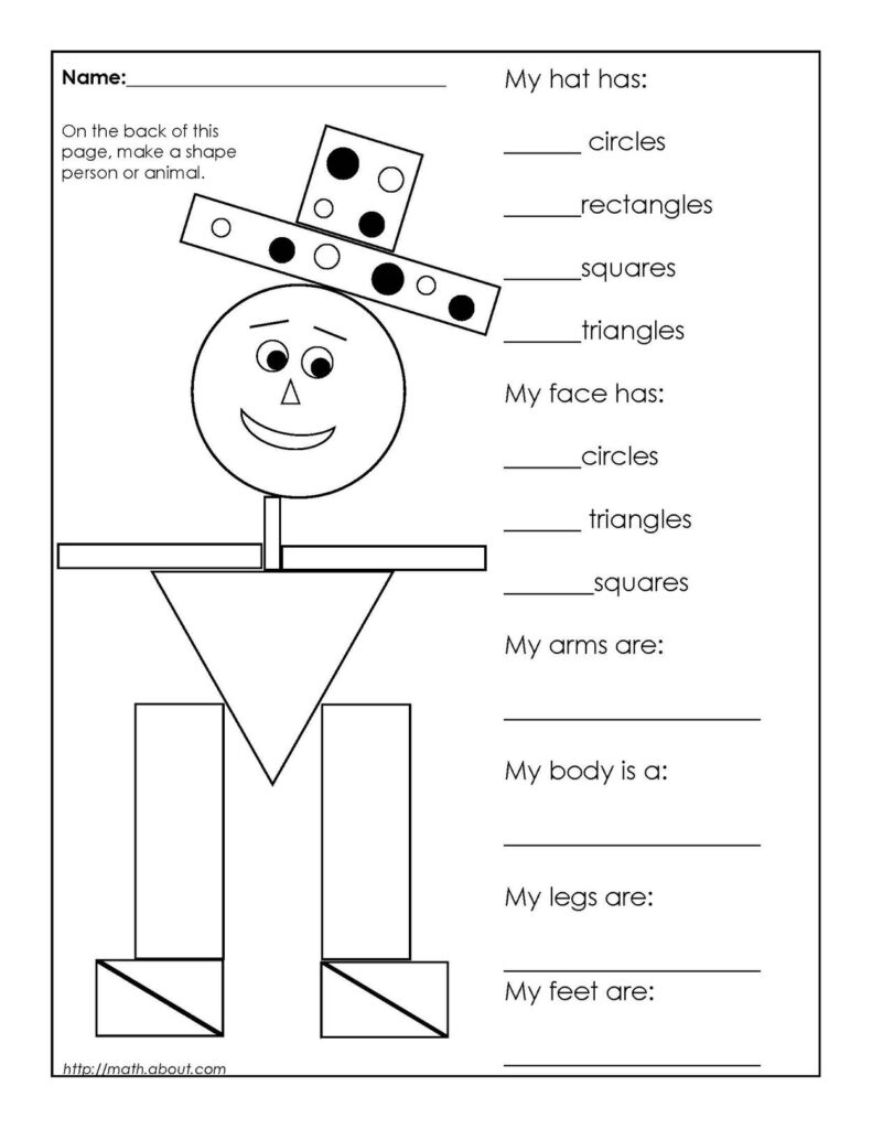 Printable Shapes For Grade 1